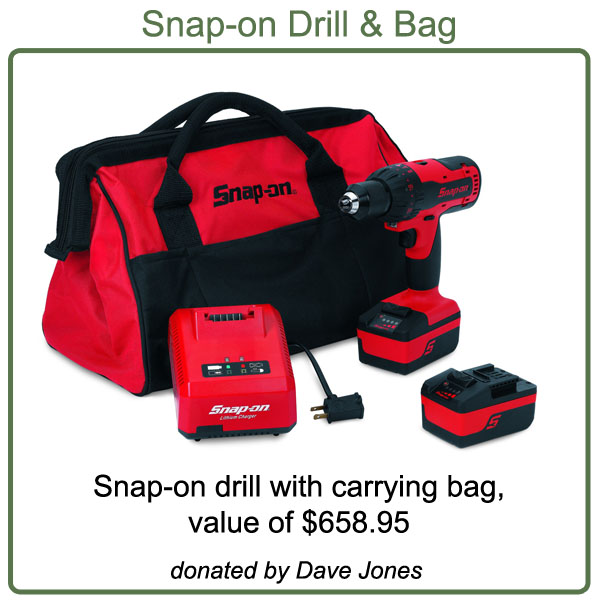 Snap-on Drill with carrying bag