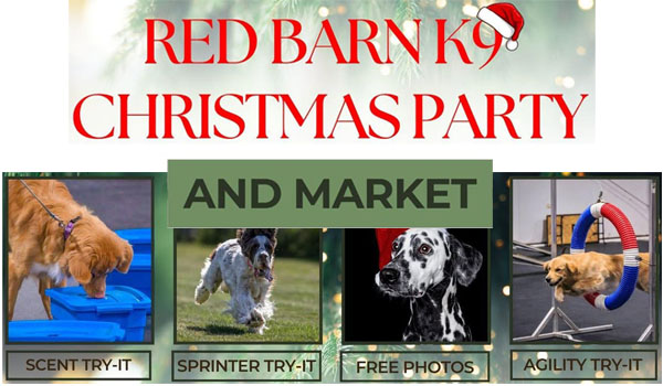 Red Barn K9 Christmas Party & Market